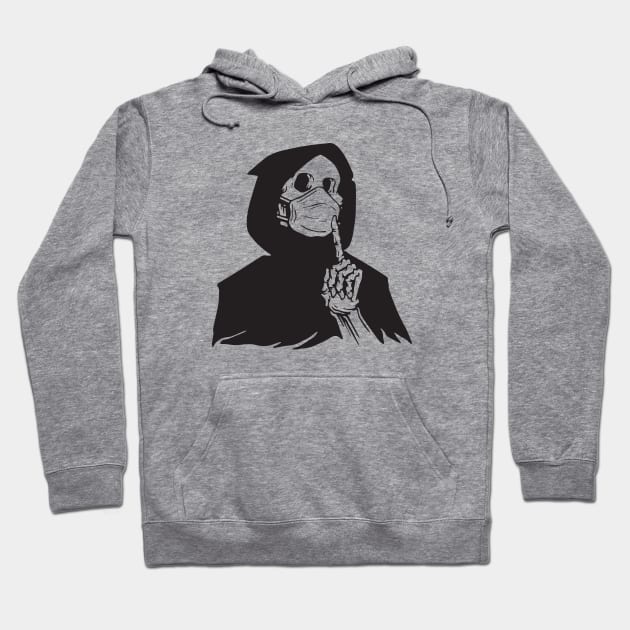 Skeleton Quarantine Hoodie by KingMaster